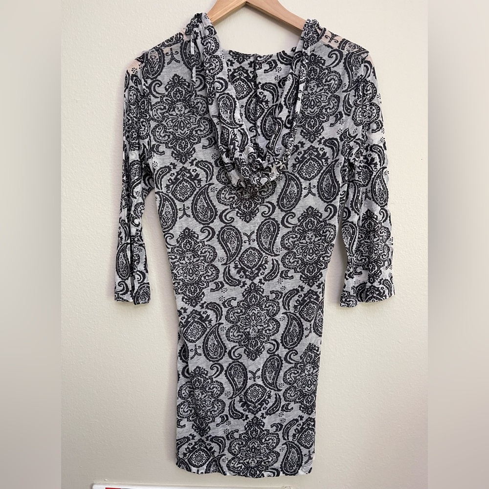 The Balance Collection by Marika Paisley Hooded Tunic Beach Coverup size Small - Picture 4 of 10